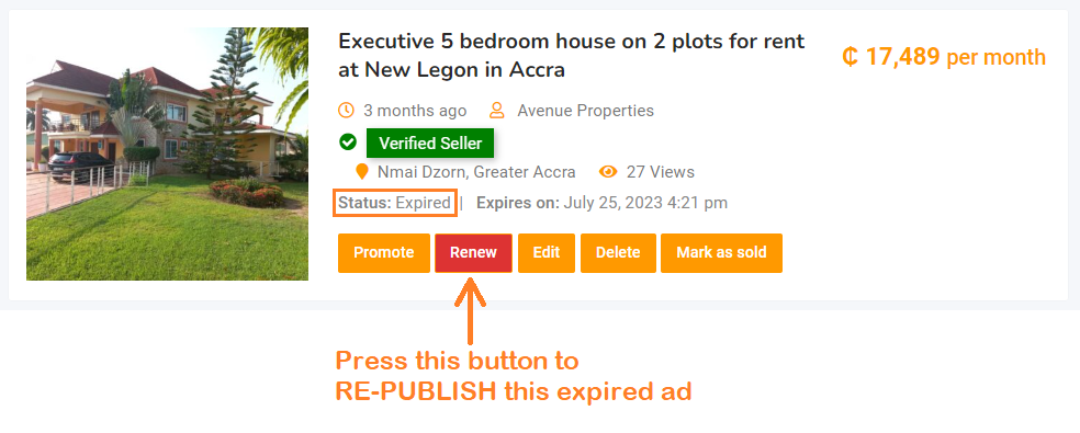 3 4 5 bedroom House For Sale in Accra Ghana
