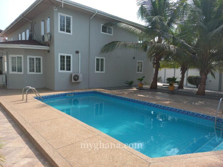 5 bedroom house with swimming pool for rent in Cantonments near American Embassy