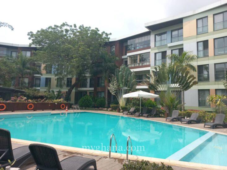 Furnished one bedroom apartment for rent at Pearl in City, Cantonments