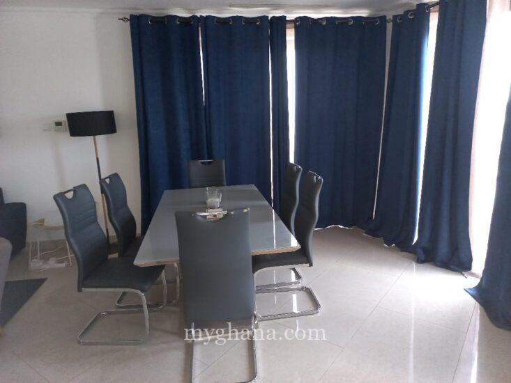 3 bedroom furnished apartment for rent at Cantonments City, Accra