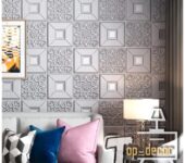 3D foam panels for ceiling and walls