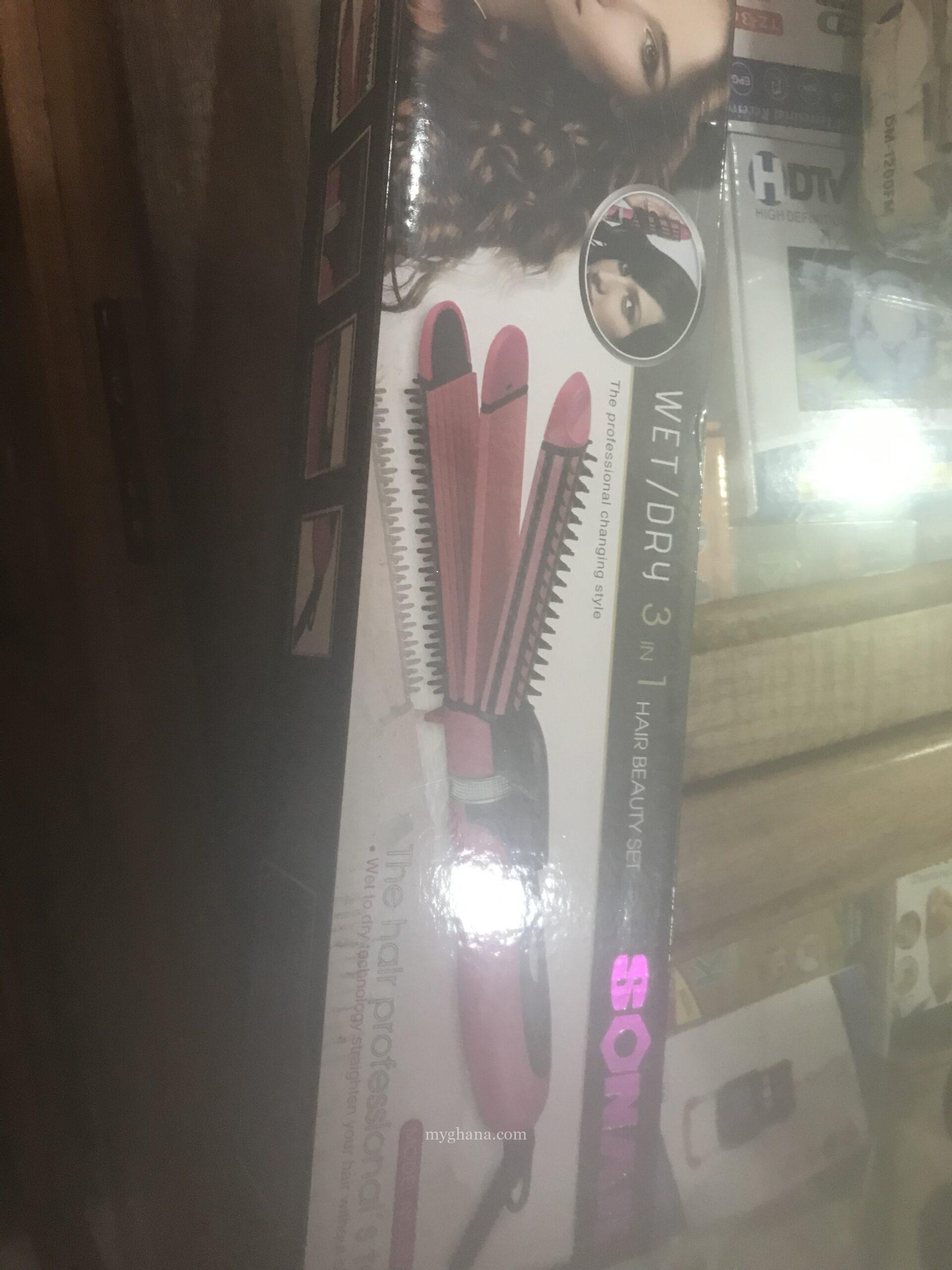 Sonar 3 in1 hair straightener