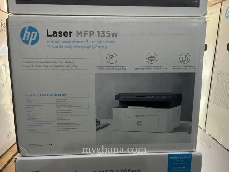 HP LASER MFP 135W BLACK & WHITE WIRELESS PRINTER