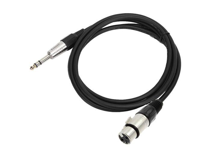 Durable Male/Feamle XLR to 6.5mm Jack Balanced/Unbalanced