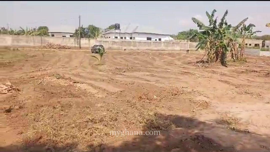 Land for sale at Oyibi, opp Valley View Uni.