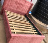 Material Double Bedframe