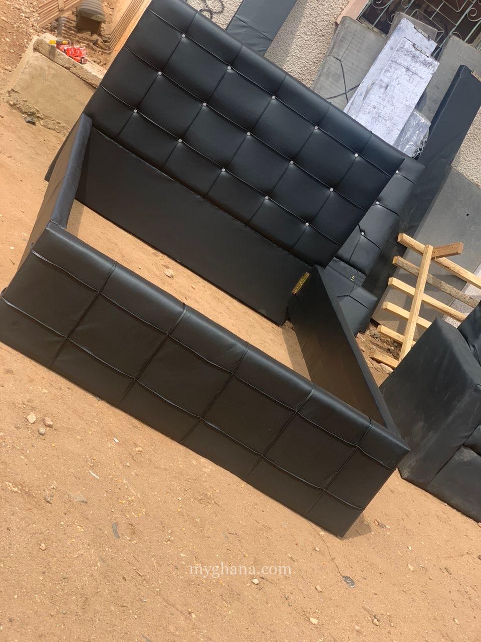Leather Double bedframe