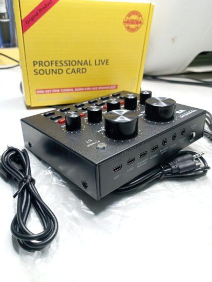 Professional V8 Live sound card