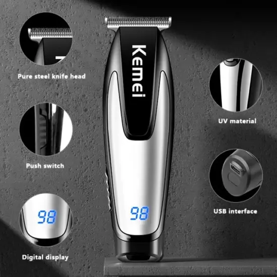 Rechargeable cordless hair clippers