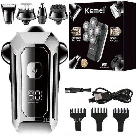 Rechargeable cordless hair shaver