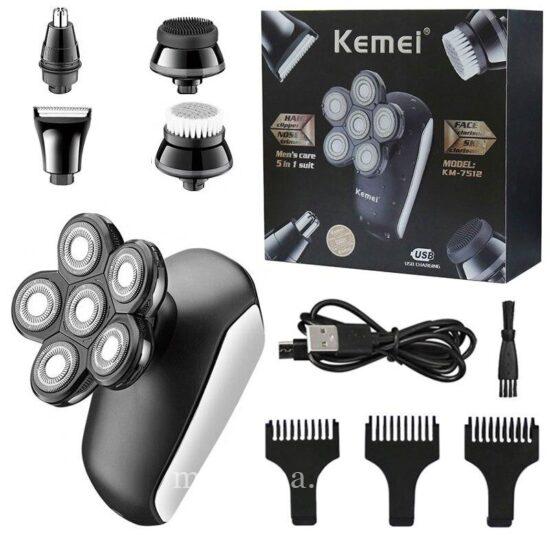Rechargeable cordless hair shaver