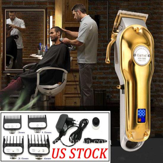 Rechargeable barbering machine
