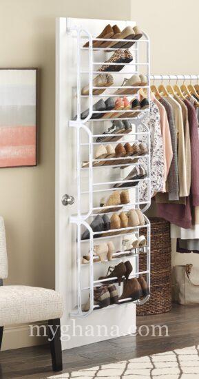 Over the door shoe rack