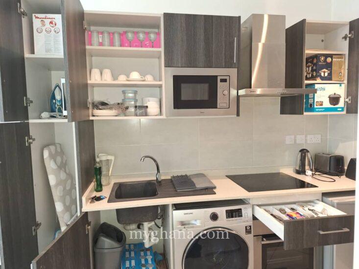 Studio apartment to let at Embassy Garden, Cantonments – Accra
