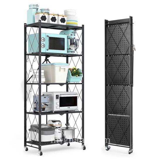 Metal Foldable 5 Tier Rack