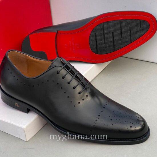 Frank Perry Oxford Black leather shoe