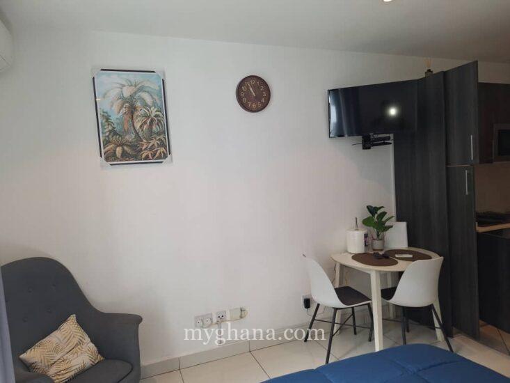 Studio apartment to let at Embassy Garden, Cantonments – Accra