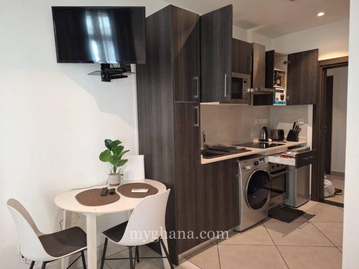 Studio apartment to let at Embassy Garden, Cantonments – Accra
