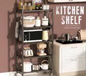 Metal Foldable 5 Tier Rack
