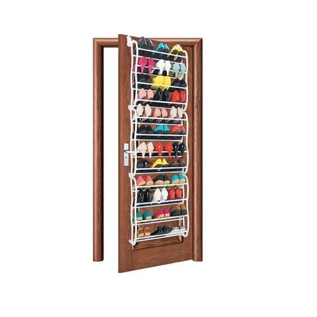 Over the door shoe rack