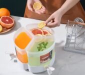 Turntable Beverage Dispenser Water Jug For Lemonade Juice