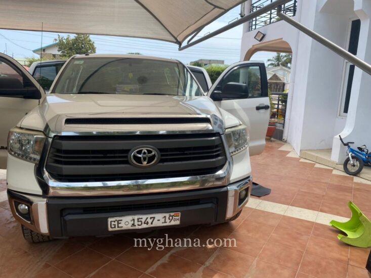 Toyota Tundra 2015 model Registered 2019