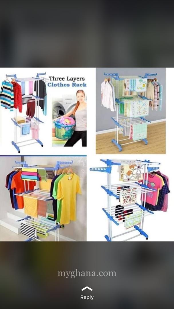 3 layers dry rack