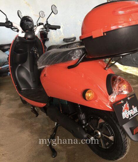 Electric motorbike in Ghana