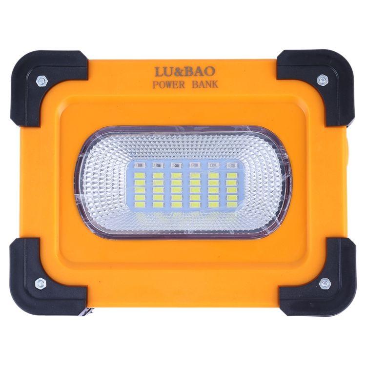 Strong solar spotlight with powerbank