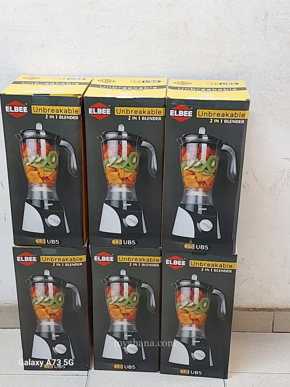 Elbee 2in1, 1.5L unbreakable jar blender