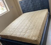 Canadian bed with mattress at affordable price.