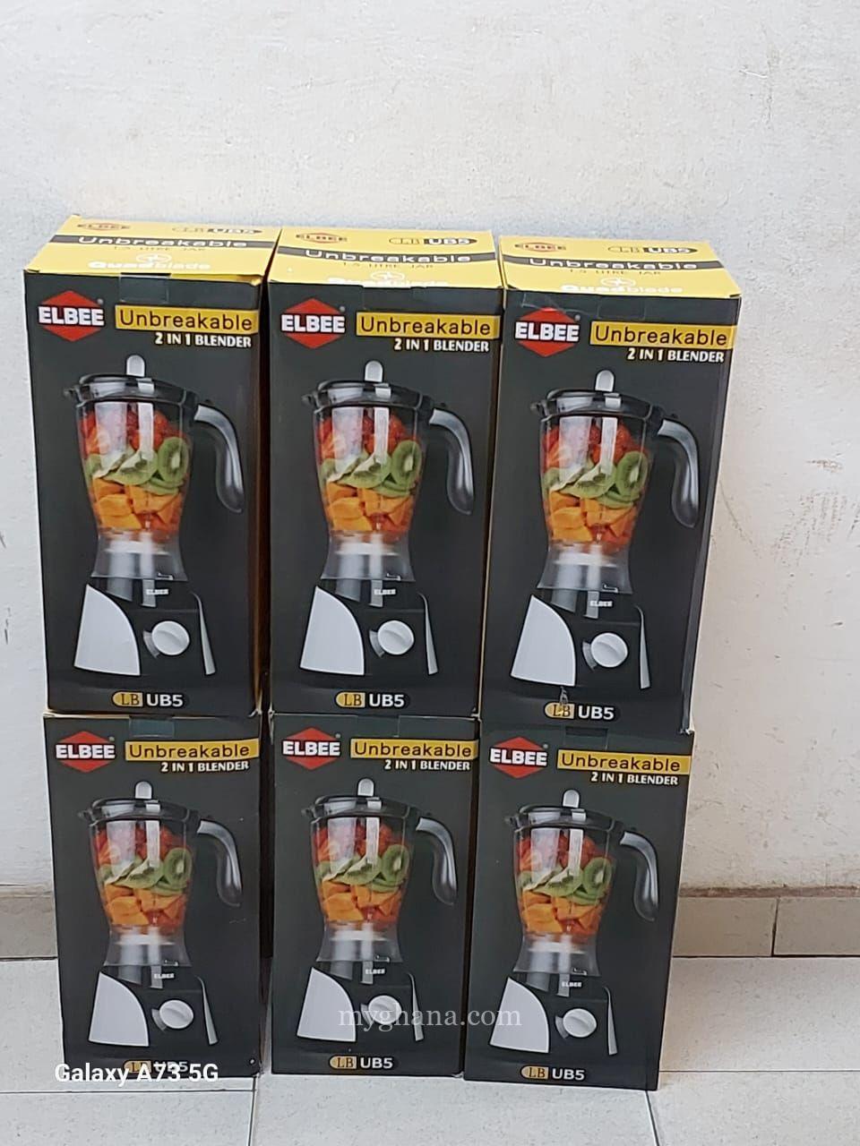 Elbee 2in1, 1.5L unbreakable jar blender