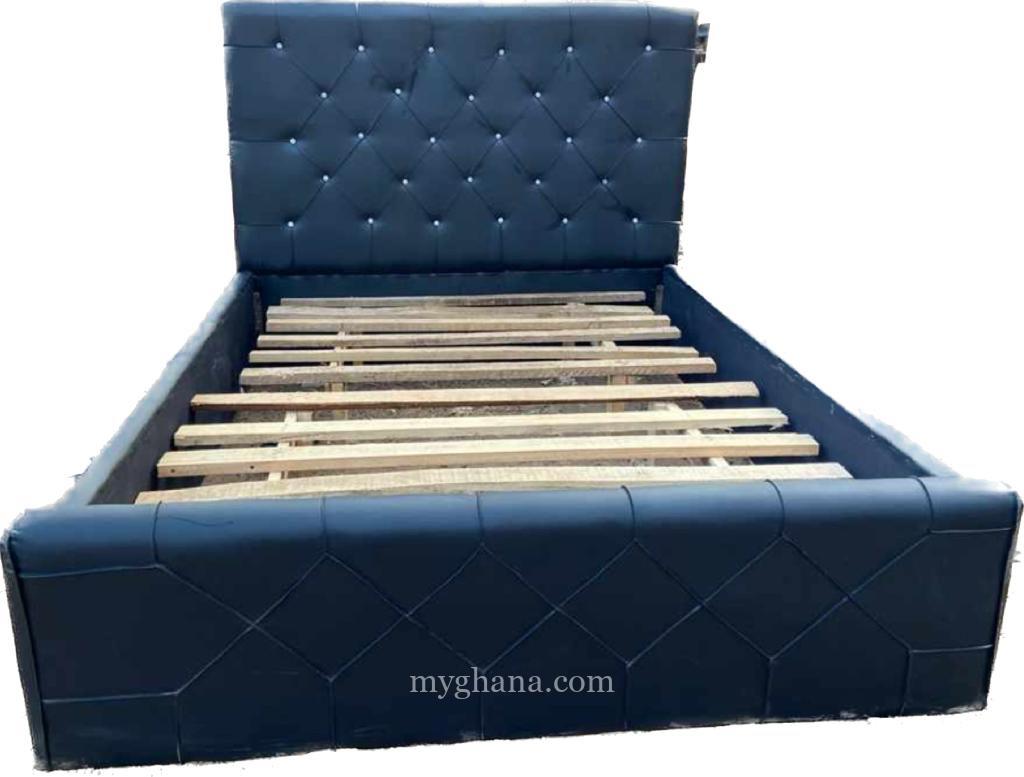 Authentic leather bed frames at a cool price .