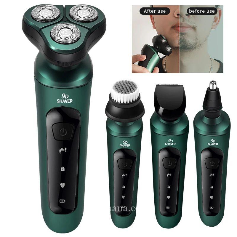 Durable 4 in 1 USB Smart Digital Multifunctional Shaver/Trimmer/Clipper