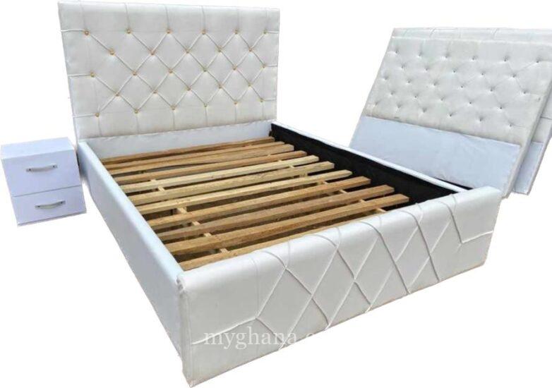 Authentic leather bed frames at a cool price .