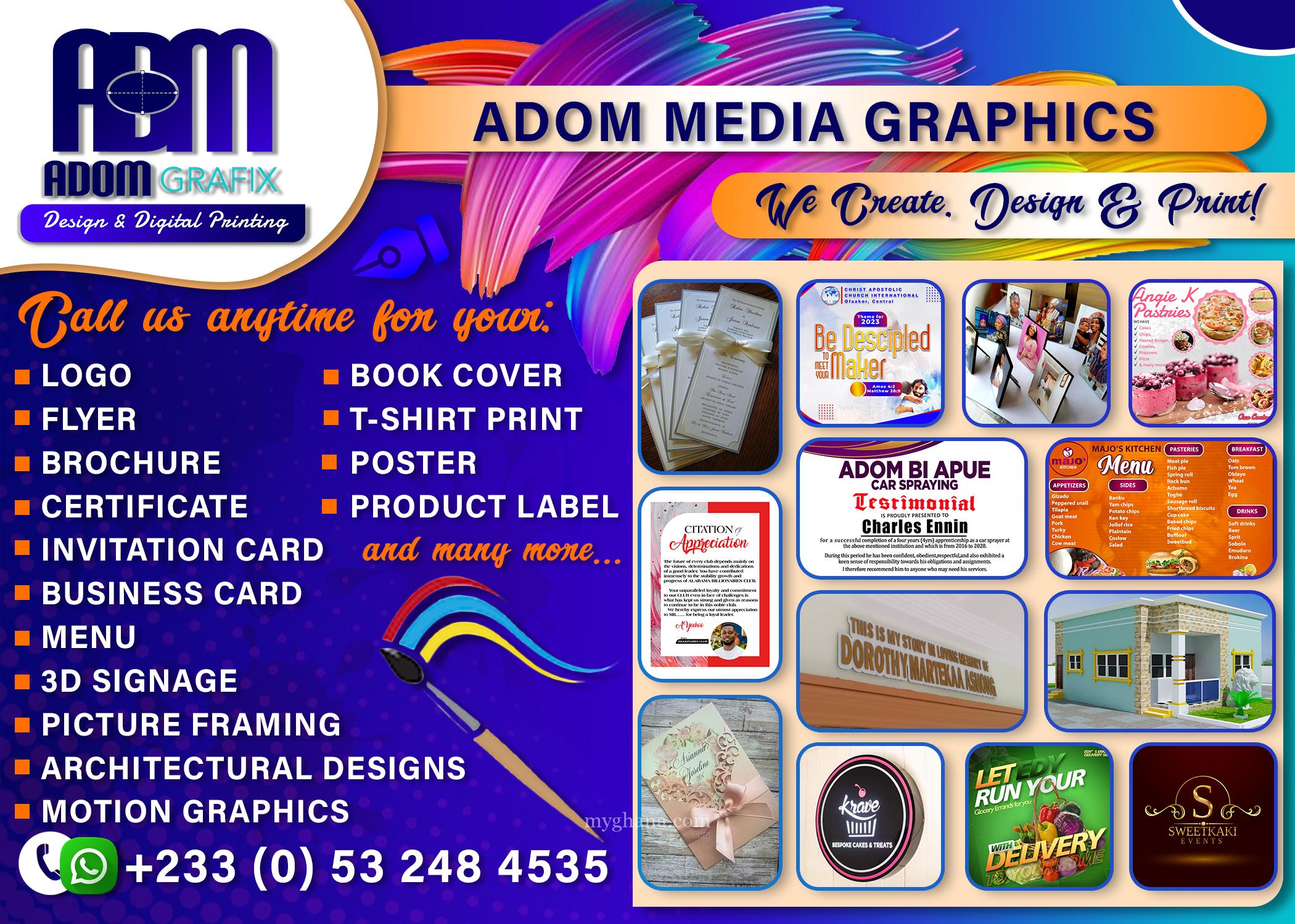 Graphic design & Printing Services