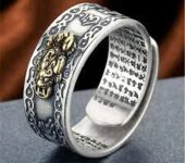 Feng Shui Pixiu WEALTH Attraction Ring Good Luck.