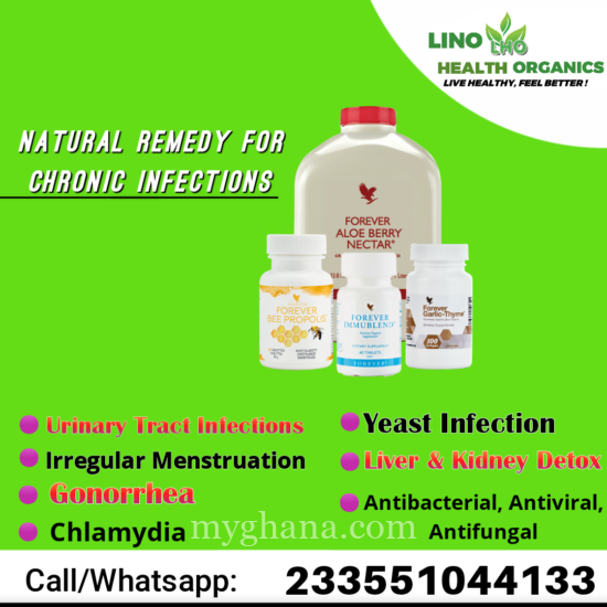 Chronic Infections Treatment Pack / Solution For Uti, Gonorrhea, STIs And Y
