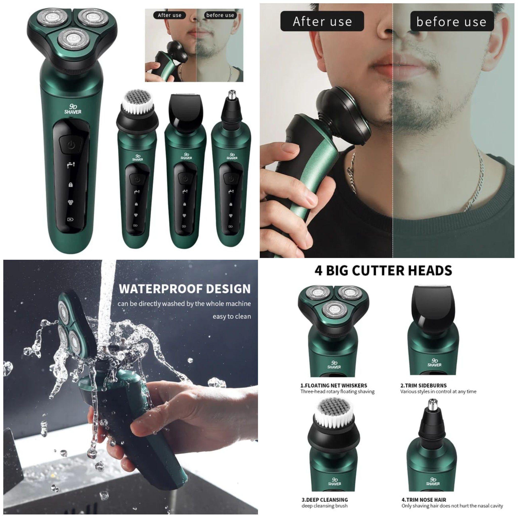 Durable 4 in 1 USB Smart Digital Multifunctional Shaver/Trimmer/Clipper