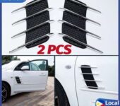 2 PCS Car Air Flow Vent For Door, Side Fender, Bonnet.