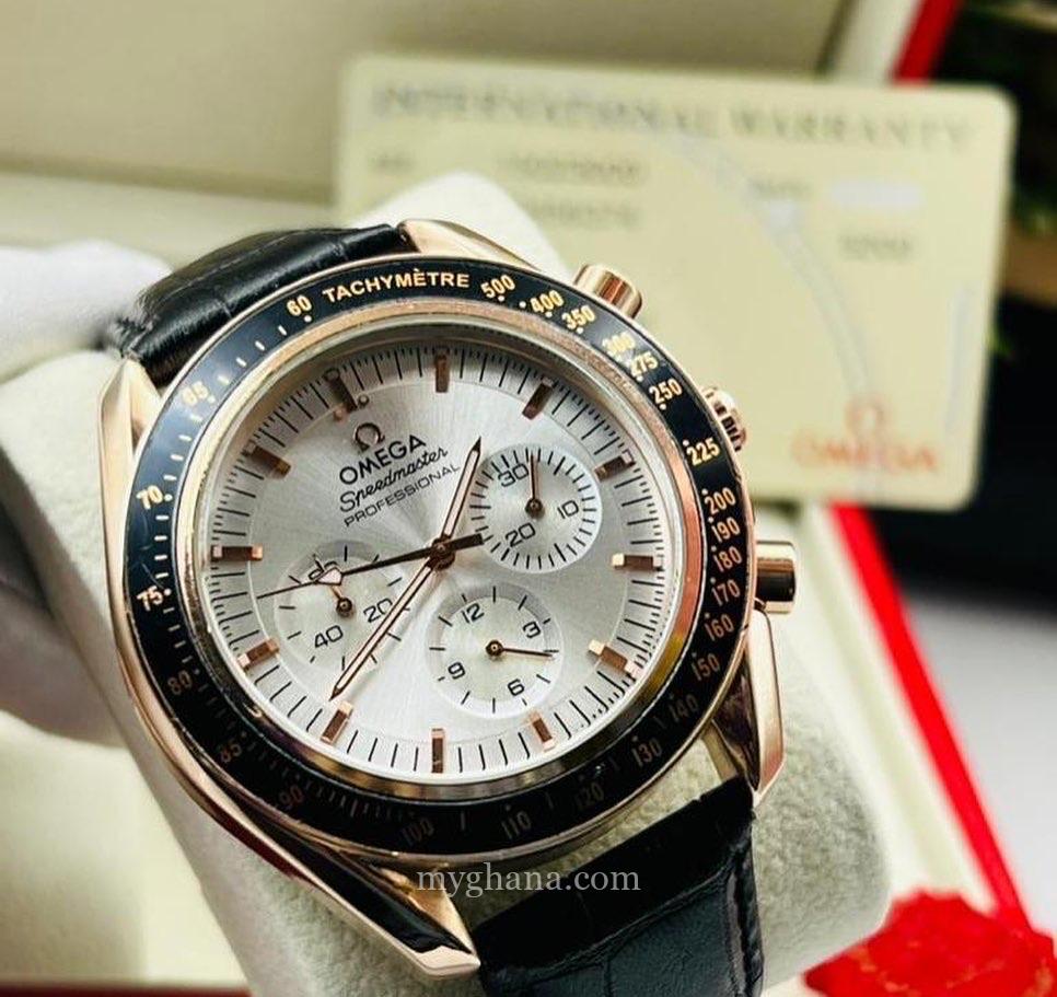 Omega Active choronograph leather strap