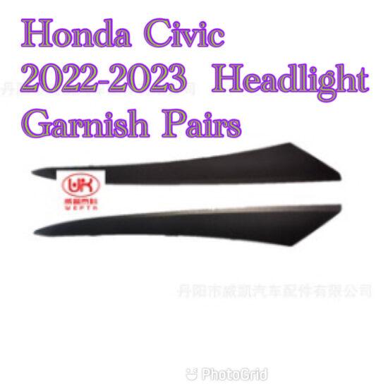 Honda Civic 2022-2024 Headlight Stripe/ Chrome