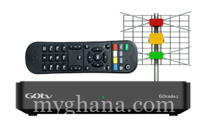 Gotv decoder and antenna with one month Supa package