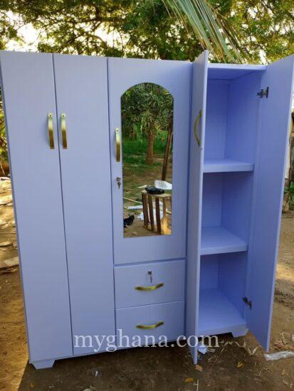 Three in one wardrobe with two drawers available