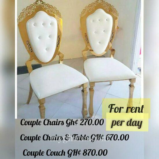 Couple chairs for rent