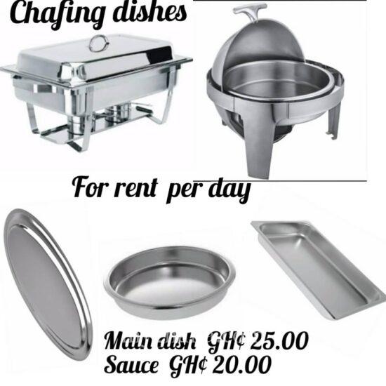 Chaffing dishes for rent in Ghana