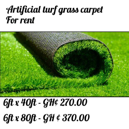 Artificial Turf Grass Carpet for Rent for in Accra