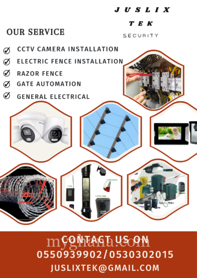 CCTV and electric fence installation