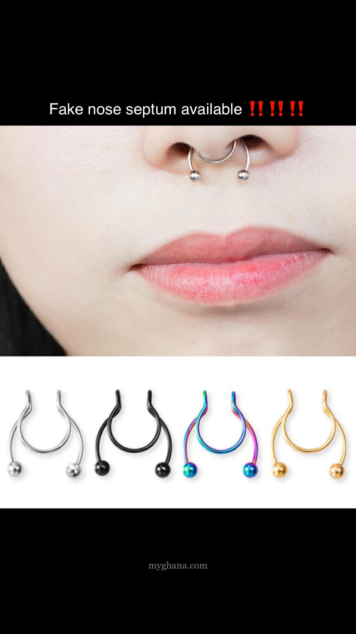 Fake belly piercing, nose studs, hair clips, scrunchies, bonnets, headbands, cute