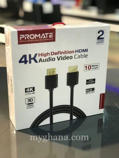 Promate high definition audio video cable